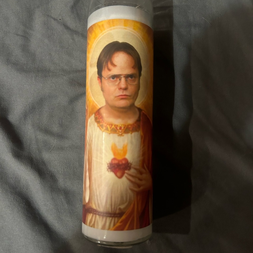 Dwight From the Office Jesus Candle